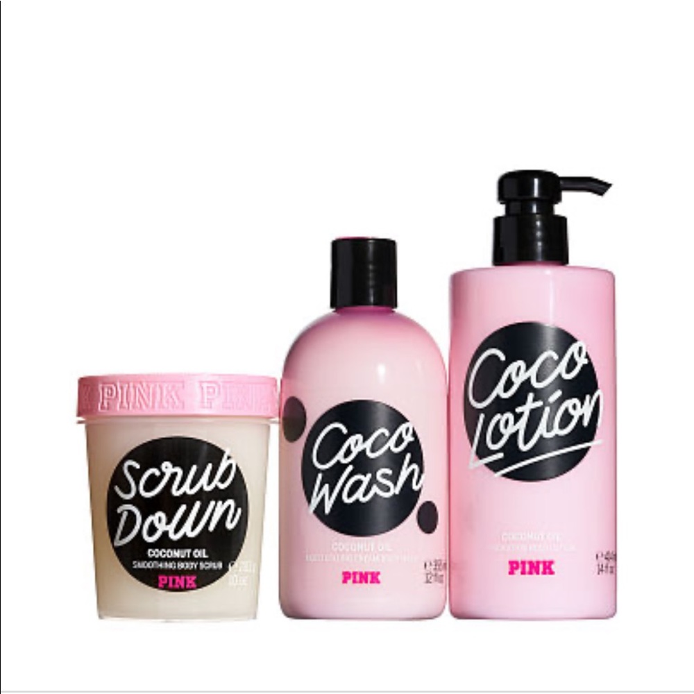 Victoria’s Secret Pink Coco Trio.